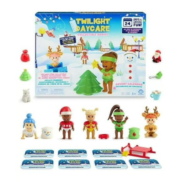 Twilight Daycare Advent Calendar With Mini Dolls And DLC Codes 24 Pieces Roblox - Picture 2 of 11